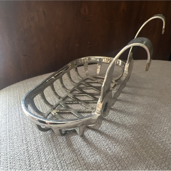 Clawfoot Bathtub Bar Soap Caddy Holder, Vintage, Chrome Metal, antique style - Picture 13 of 13